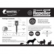 18393 - Ultrasonic Animal Repeller Package contents